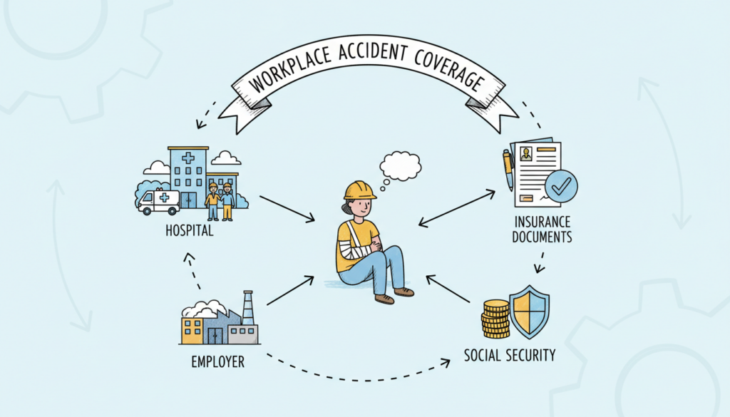 découvrez qui est responsable du paiement en cas d'accident de travail et comprenez vos droits en 2026 pour mieux vous protéger.