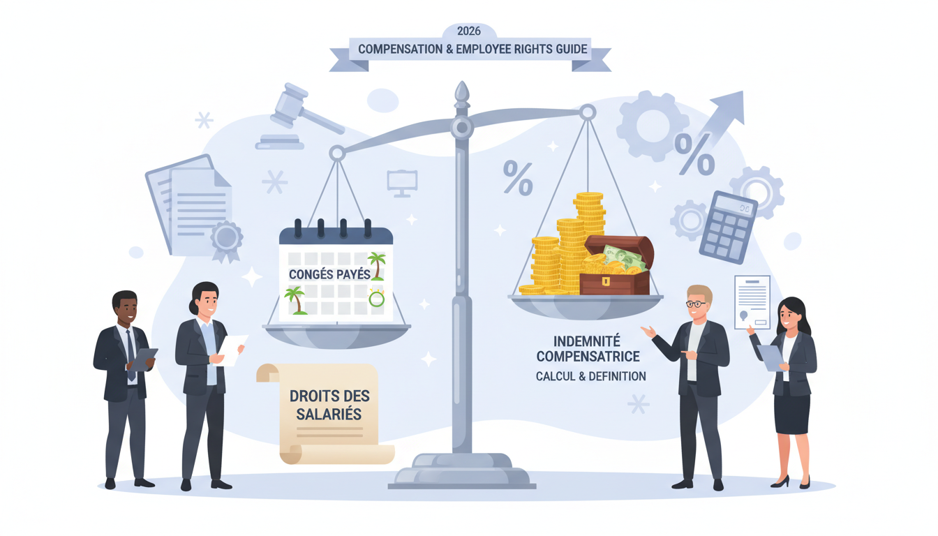 découvrez tout sur l'indemnité compensatrice de congés payés et les droits des salariés en 2026 : définition, calcul, et informations essentielles pour bien comprendre vos avantages.