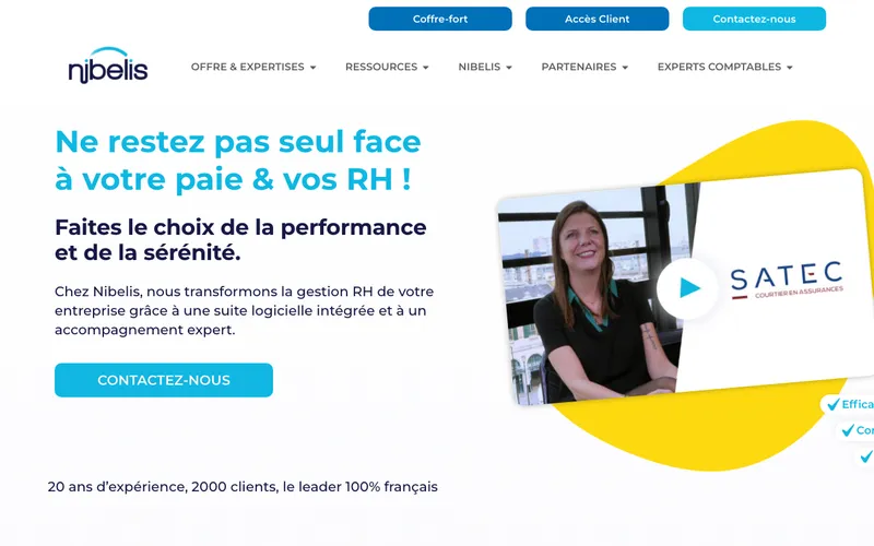 Aperçu de l'interface Nibelis