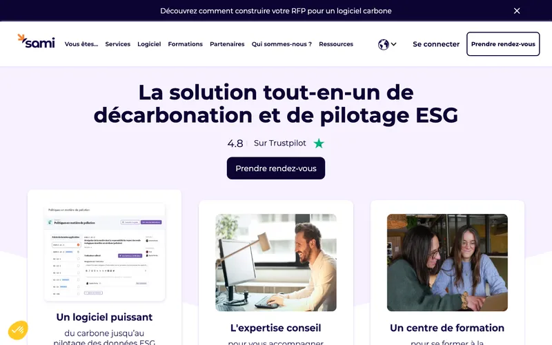 Aperçu de l'interface Sami