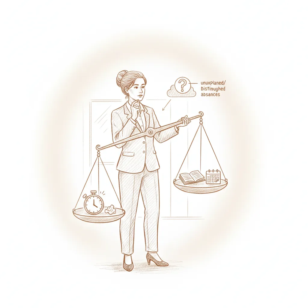 Les différents types d'absences à distinguer