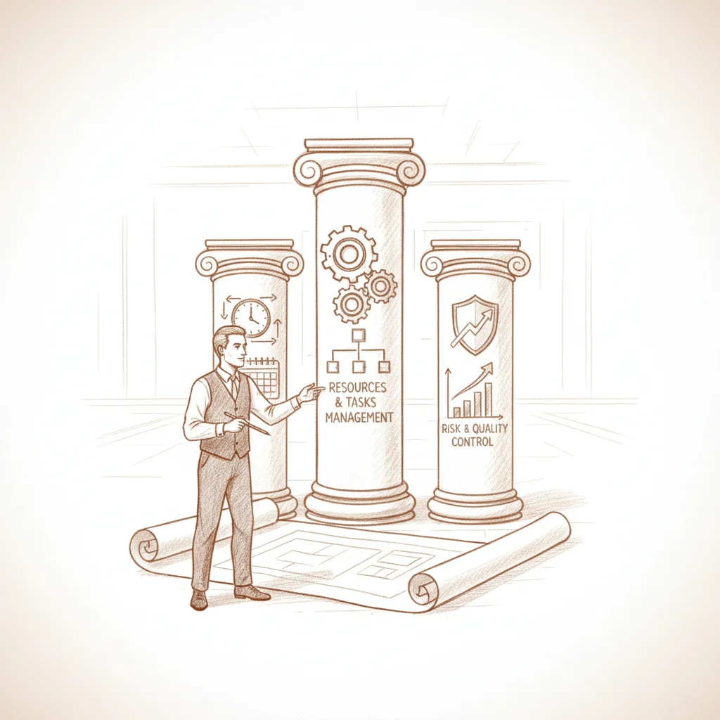 Les 3 piliers d'un planning de projet efficace