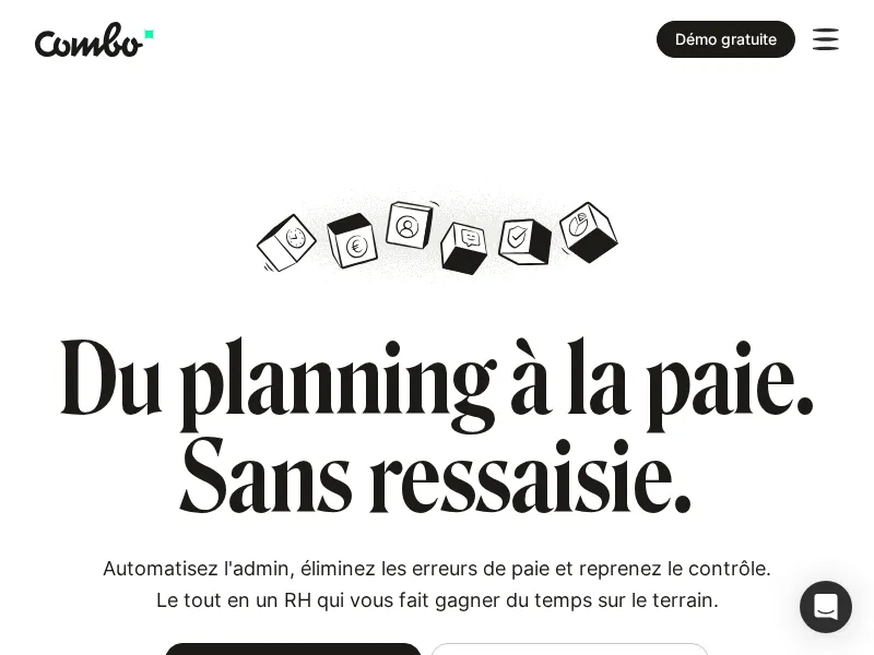Aperçu de l'interface Combo