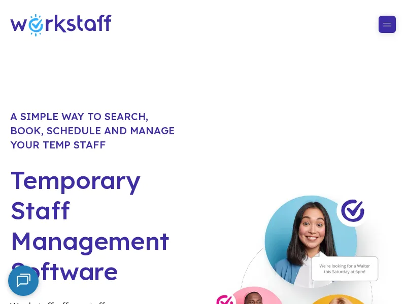 Aperçu de l'interface Workstaff
