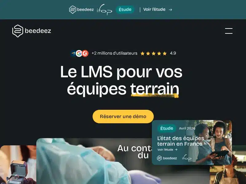 Aperçu de l'interface Beedeez