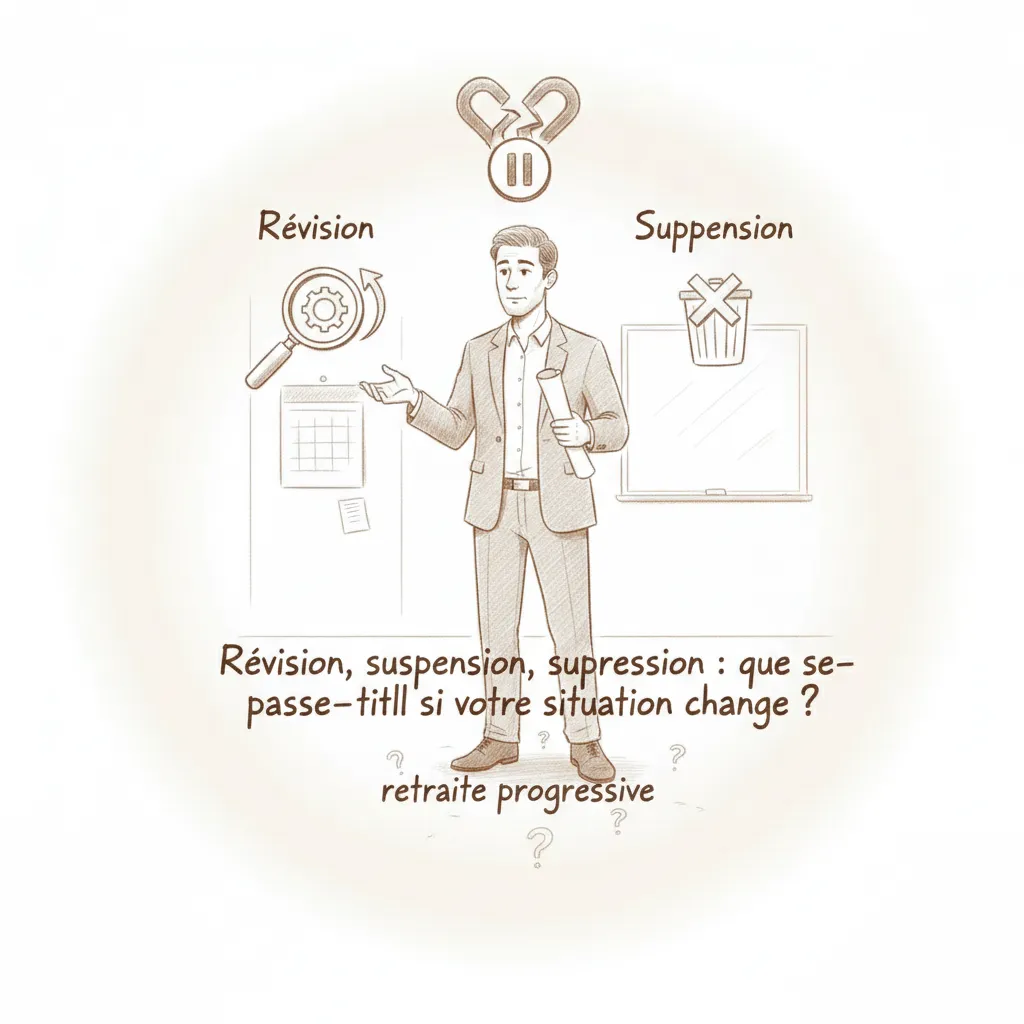 révision, suspension, suppression : que se passe-t-il si votre situation change ?