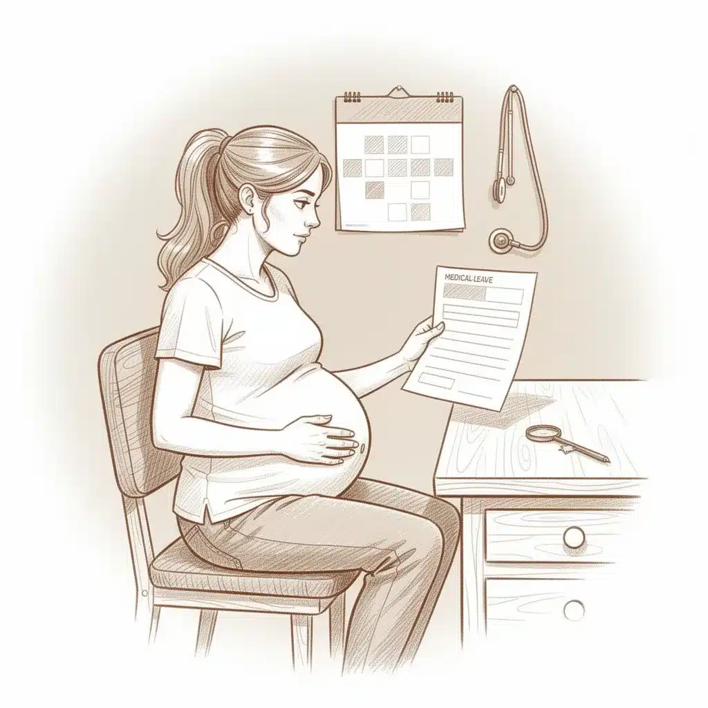 grossesse pathologique congé