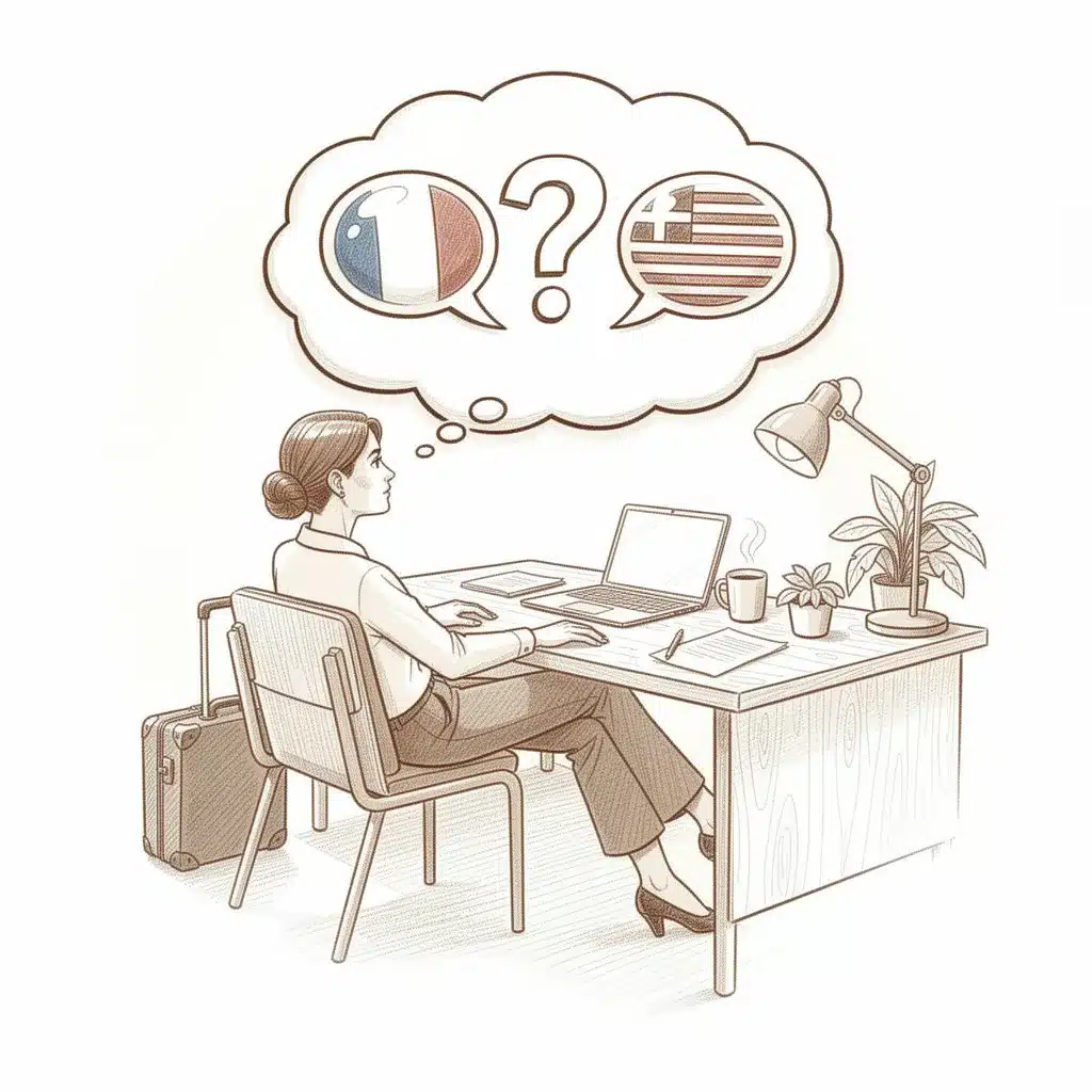 et pour l'anglais : comment traduire "je suis en congé" ?