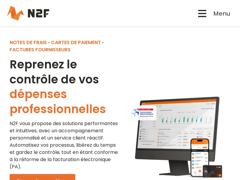 Aperçu de l'interface N2F