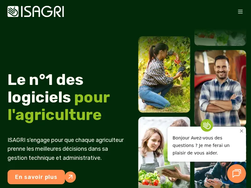 Aperçu de l'interface ISAPAYE (ISAGRI)