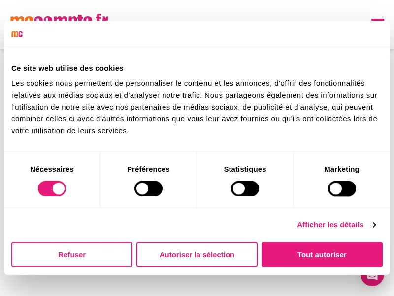 Aperçu de l'interface Macompta.fr