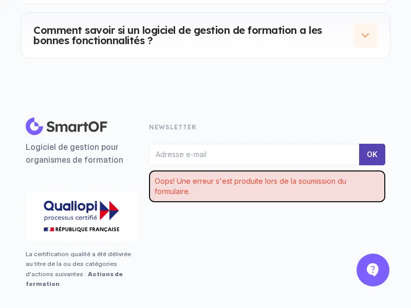 Aperçu de l'interface SmartOF