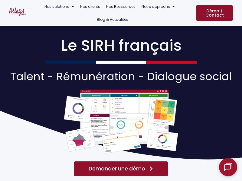 Aperçu de l'interface Altays