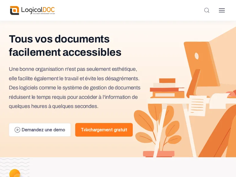 Aperçu de l'interface LogicalDOC