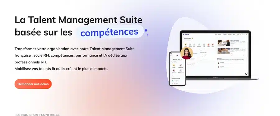 La suite Neobrain présentée sur le site de l'éditeur : socle de compétences, performance et IA